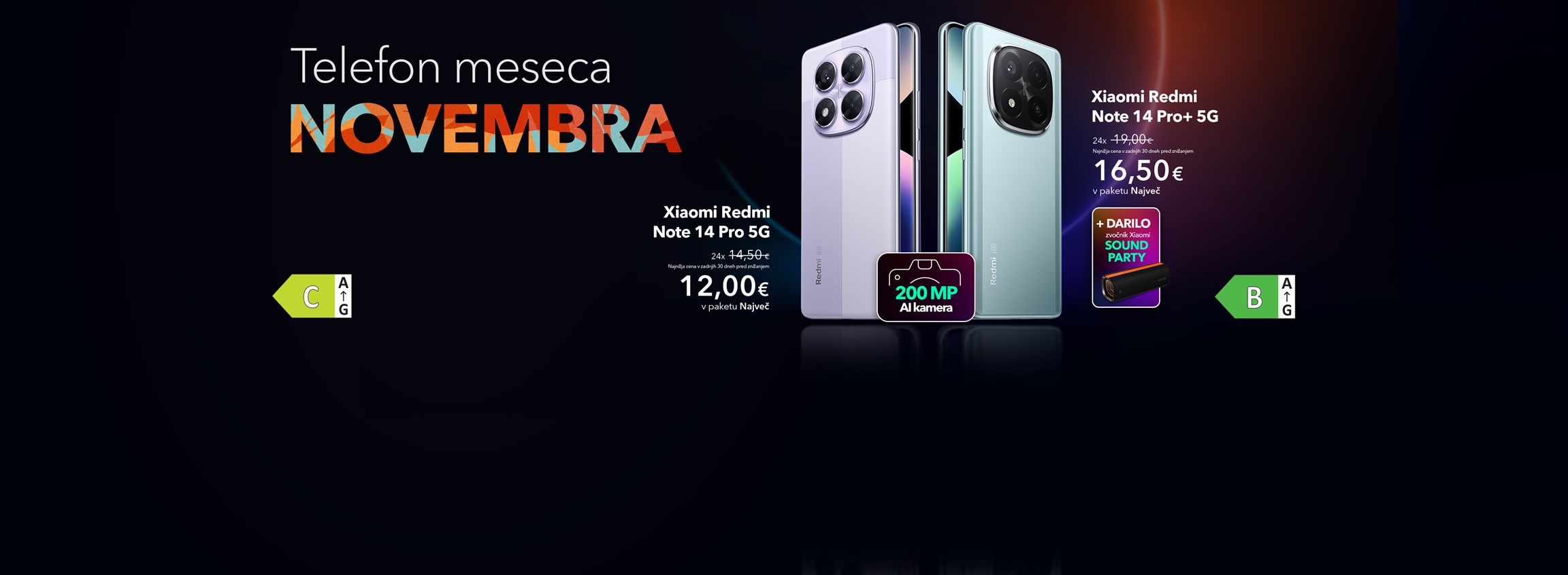 TELEFON MESECA HP SLIDER