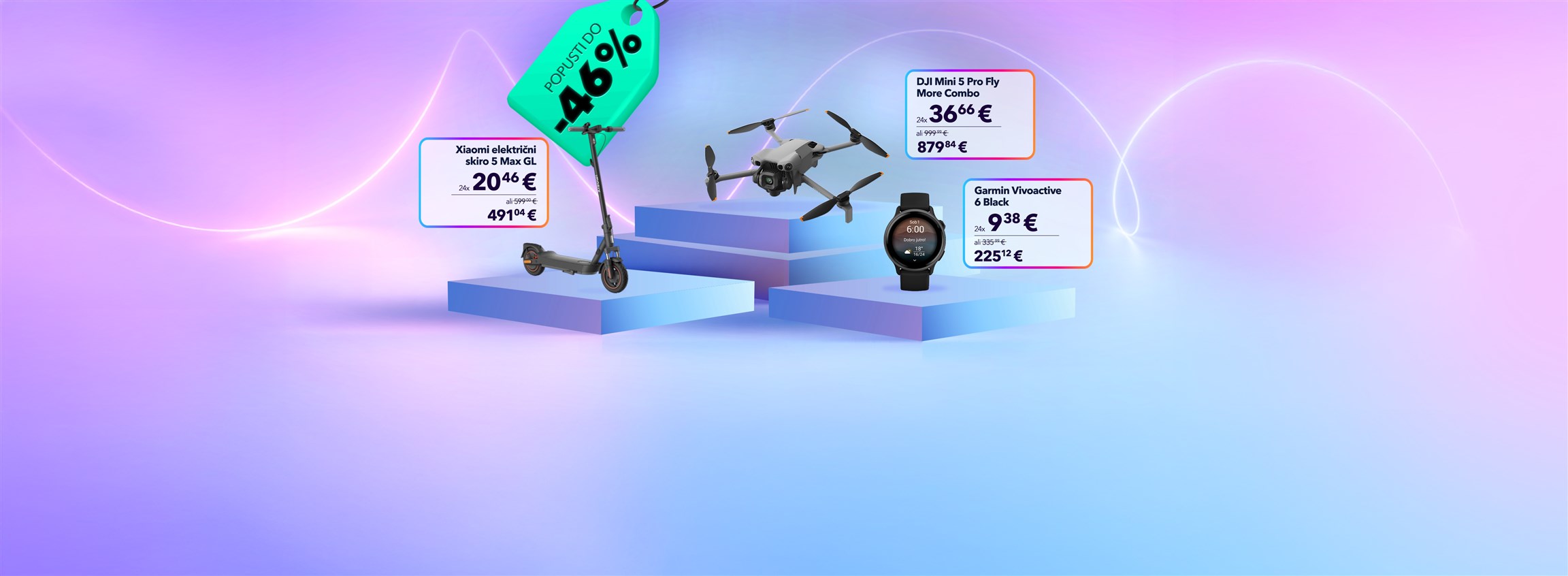 TELEMACH Razširjena ponudba naprav HP SLIDER