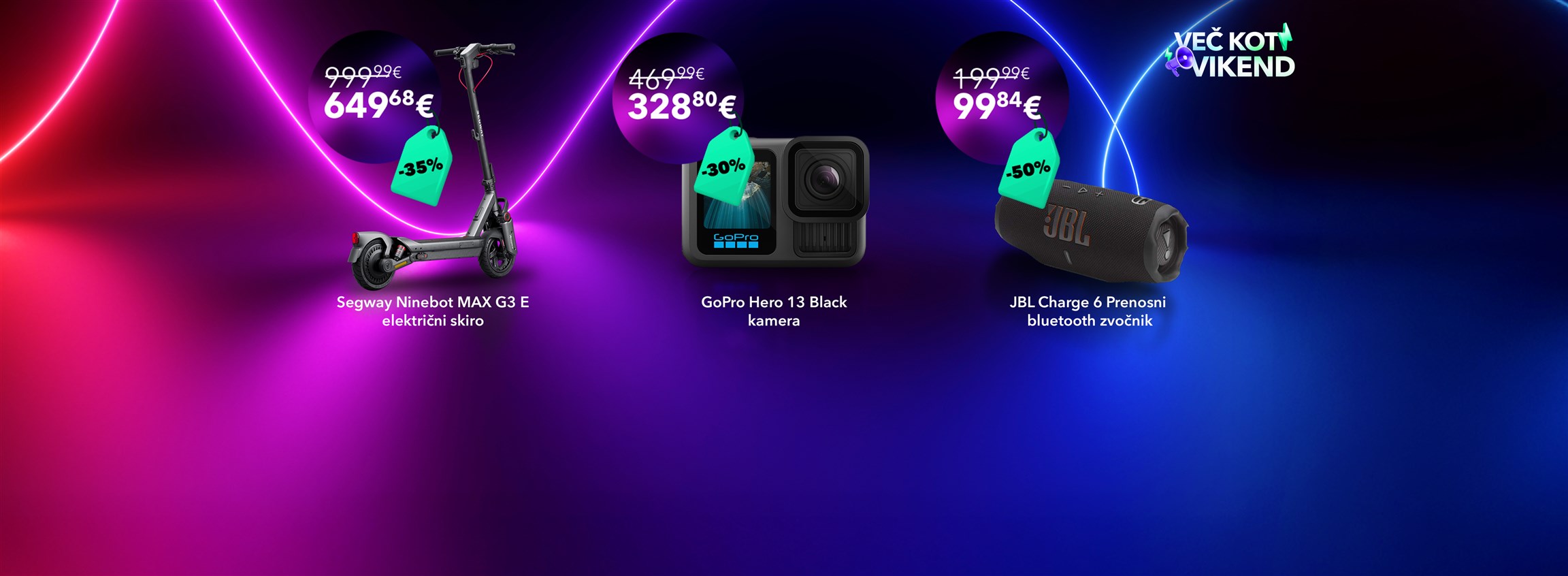 HP - VEČ KOT VIKEND SLIDER