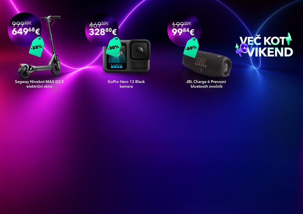 HP - VEČ KOT VIKEND SLIDER