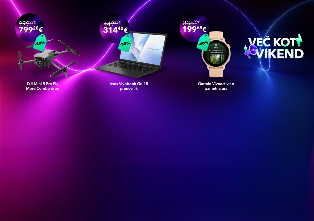 HP - VEČ KOT VIKEND SLIDER