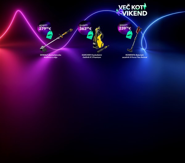 HP - VEČ KOT VIKEND SLIDER