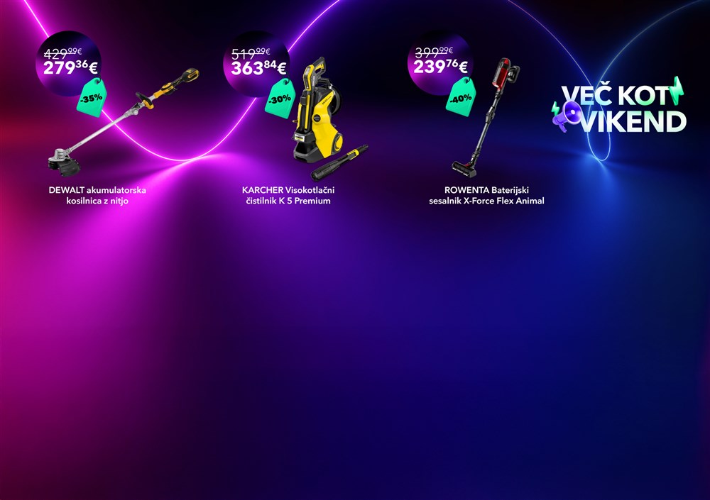 HP - VEČ KOT VIKEND SLIDER