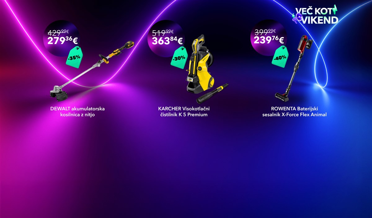 HP - VEČ KOT VIKEND SLIDER