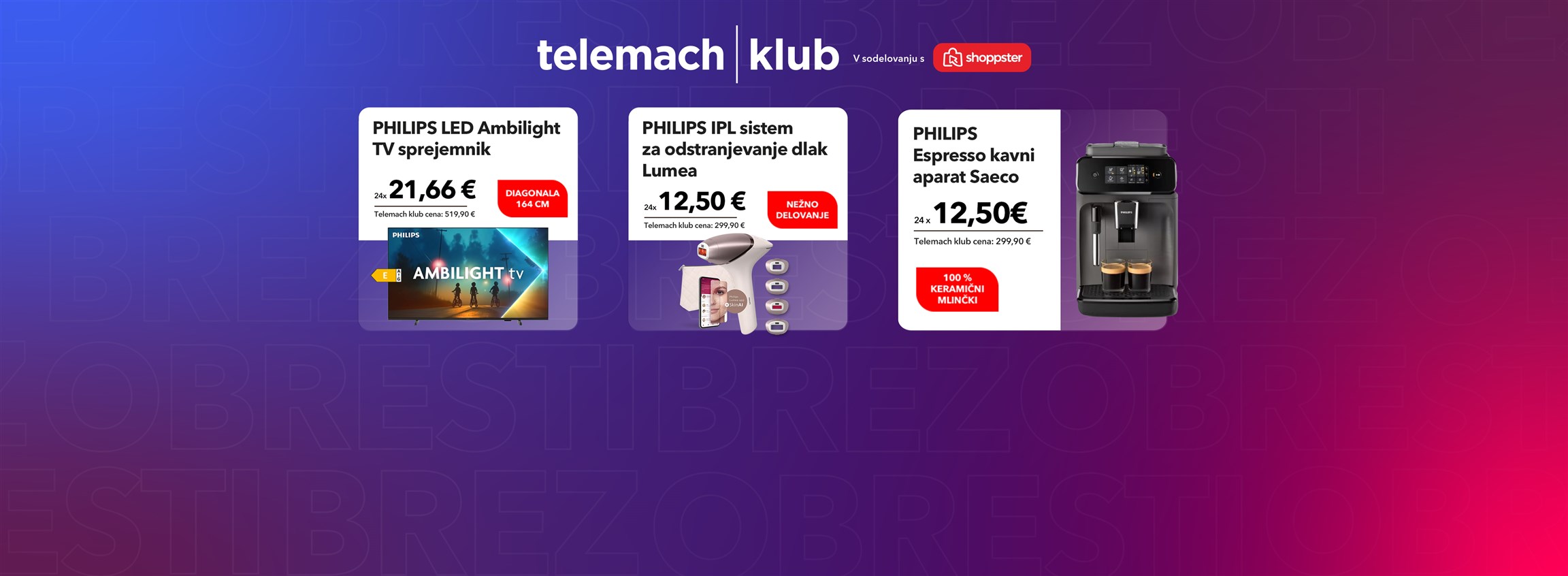 Telemach club HP BANNER