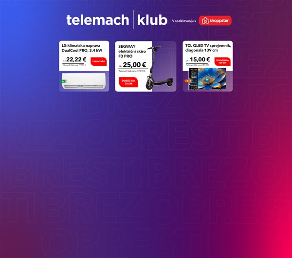 Mobile - TELEMACH CLUB MAJ