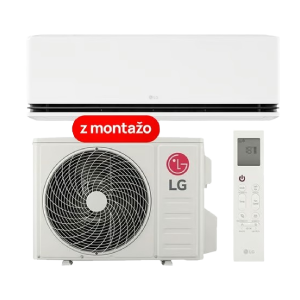 LG klimatska naprava z montažo DualCool Deluxe AI Air, 3.5 kW