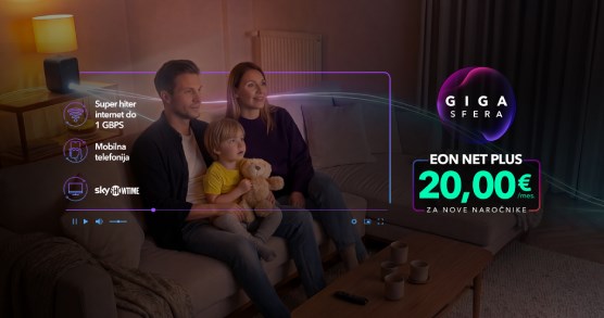 Telemach predstavlja EON Net Plus: vse za sodobno zabavo v enem paketu