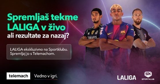 LALIGA ostaja pri Telemachu – odslej ekskluzivno na programih Sportklub