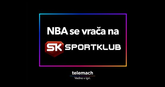 Liga NBA ostaja pri Telemachu – odslej ekskluzivno na programih Sportklub